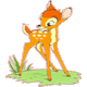 Ausmalbilder von Bambi 2